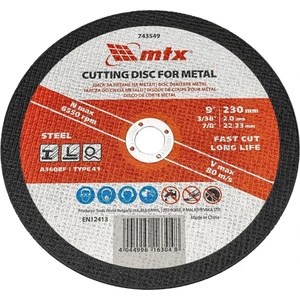 MTX Диск за рязане на метал MTX - 230 x 2, 0 x 22, 2 мм (743549)