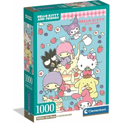 Clementoni Hello Kitty Sladká party 1000 dielov