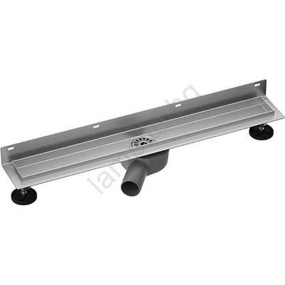 BEMETA Душов канал 74x10 см, сребрист (BD0486)