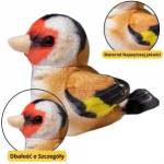 LEAN Toys Small Plush Bird Blue Tit Goldfinch 10cm