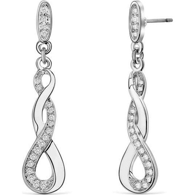 CrysTalp Elegantní náušnice s krystaly 40082.CRY.R