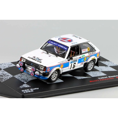 DeAgostini Talbot Sunbeam Lotus #16 Rallye Velké Británie H.Toivonen/P.White 1980Rallye automobily časopis s modelem #99 1:43