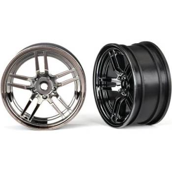 Traxxas диск 1.9" split-spoke черен хром (2) (предни)