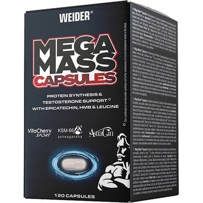 WEIDER Mega Mass Capsules 120 kapsúl