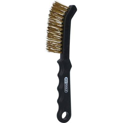KS Tools 201.2340 drôtená kefa mosaz 225 mm 1 ks