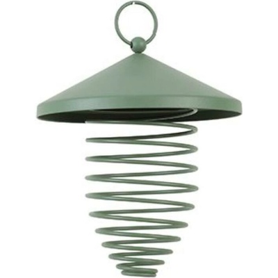 Zolux Krmítko venkovní Spiral na lojové koule 11 cm kov zelená
