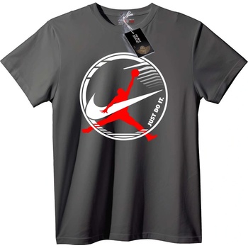 NOONEBRAND Тениска Nike Jumpman Просто Го Направи - XS, White
