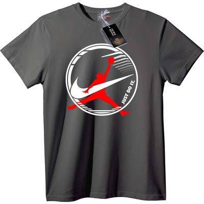 NOONEBRAND Тениска Nike Jumpman Просто Го Направи - XS, White