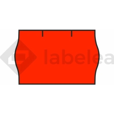 Labelea Samolepiace etikety do klieští, 25x16 mm Contact farebné signálne, Farba etikiet Signálna červená ECI2516CON36SR
