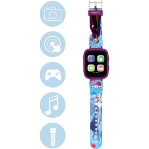 Lexibook Детски смарт часовник Lexibook - Disney Frozen, 8GB памет, с камера (DMW071FZ) - baby