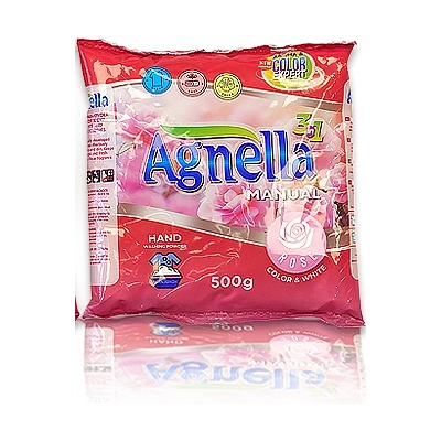 Agnella прах за ръчно пране Роза, 500гр