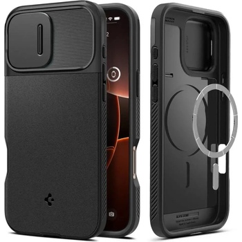 Spigen Apple iPhone 16 Pro Max Optik Armor MagFit Case black (ACS08015)