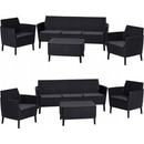Keter Salemo 3 Seater Set grafit / sivá