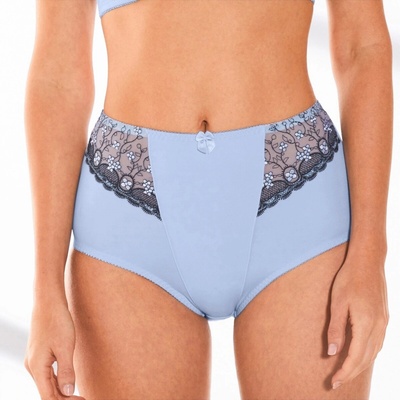 Zoštíhľovacie nohavičky „Caminata“ zn. Confidence Lingerie® z mikrovlákna s výšivkou svetlomodrá