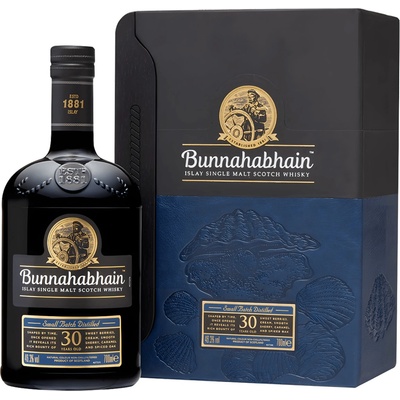 Bunnahabhain 30y 0,7 l 46,3% (kazeta)