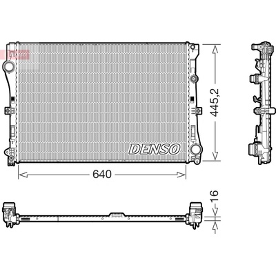 Chladič motora DENSO DRM17118