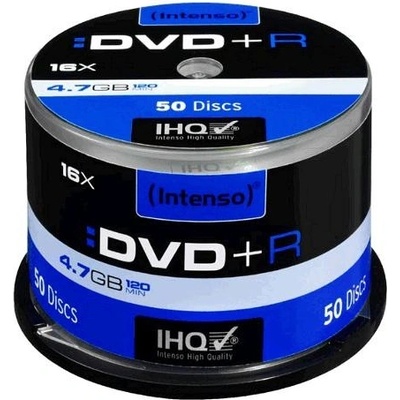 Intenso DVD-R 4,7GB 16x, cakebox, 50ks (4101155)