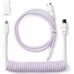 Keychron Cable Keychron Coiled Aviator USB-C Light Purple (CAB-17)