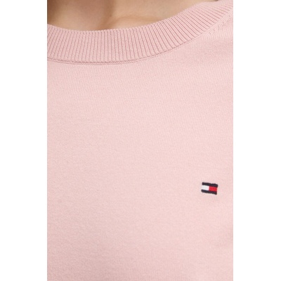 Tommy Hilfiger Пуловер Tommy Hilfiger дамски в розово от лека материя WW0WW44984 (WW0WW44984)