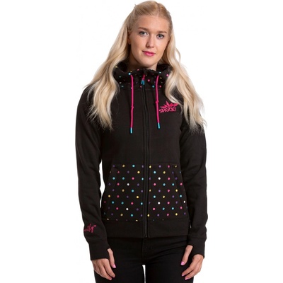 Meatfly dámská technická mikina Alisha Pink Big Shock růžová