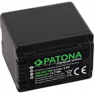 Akumulátor Baterie pro Panasonic VW-VBT380 HC-V750EB W580 V550EB Patona – Hledejceny.cz