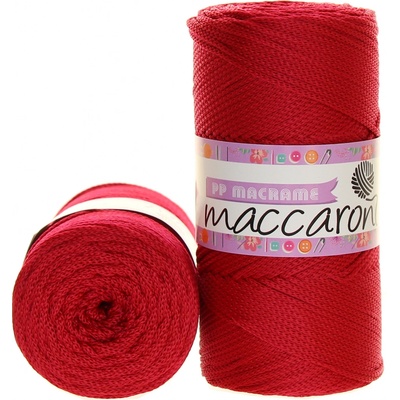 Maccaroni PP Macrame 105 tmavší červená