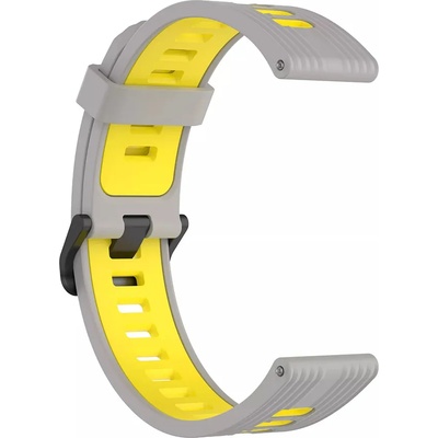Techsuit Каишка за часовник за Huawei Watch GT 2 (46 мм)/GT 2 Pro/GT 3 Pro (46 мм)/Ultimate, Xiaomi Watch S1 - Каишка за часовник 22 мм (W002) - Сив