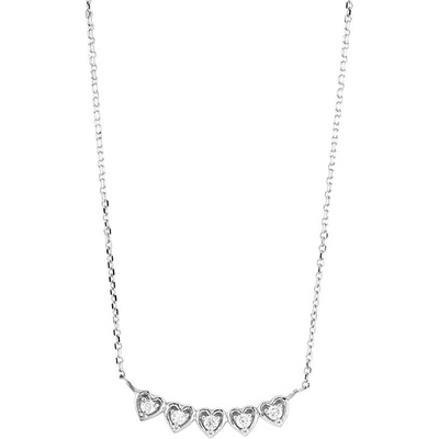 Bliss Дамско колие от бяло злато с диаманти Bliss 20108556 (20108556)