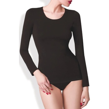 Image 1 of Gatta Bodywear Дамска блуза с дълъг ръкав в черно eh-1026-black - Черен, размер s