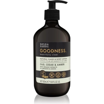 Baylis & Harding Goodness Oud, Cedar & Amber нежно мляко за тяло 500ml
