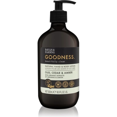 Baylis & Harding Goodness Oud, Cedar & Amber нежно мляко за тяло 500ml