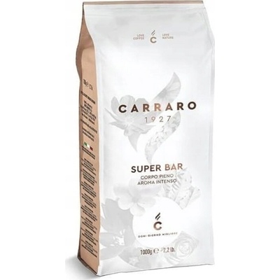 Carraro Super Bar 60% arabika 40% robusta zrnková 1 kg