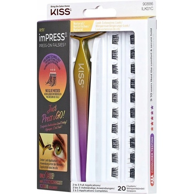 KISS Umělé trsové řasy imPRESS Press on Falsies Kit 01 – Zbozi.Blesk.cz