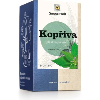 SONNENTOR BIO čaj bylinný porciovaný ŽIHĽAVA 18 g