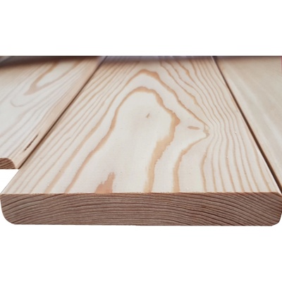 Prkno hoblované, radius obklad Sibiřský modřín 20x120x1000-4000mm AB - 3000 mm