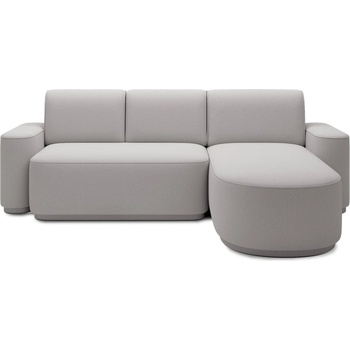 Eltap Светлосив шенилов разтегателен ъглов диван с място за съхранение (десен ъгъл) Aurumm - ELTAP (CO-AUR-RT-04ENJ)