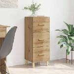 vidaXL Служебен шкаф дъб артизан 34.5 x 34 x 90 см Инженерна дървесина (880935)