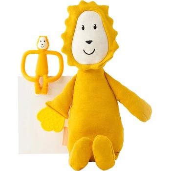 Matchstick Monkey Teething Gift Set 3m+ гризалка +играчка Lion