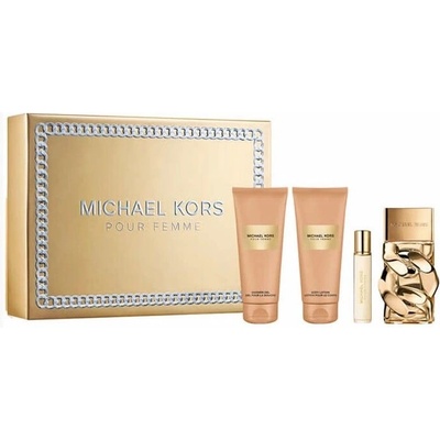 Michael Kors Pour Femme Подаръчен комплект за жени Размер EDP 100ml + 100 ml душ гел + 100 ml лосион за тяло + EDP 10ml
