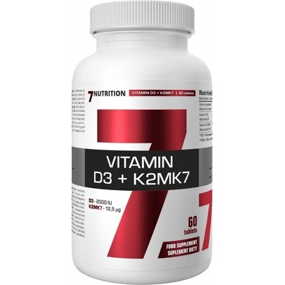 7Nutrition Vitamin D3 + K2 MK7 60 tabliet