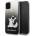 KARL LAGERFELD Луксозен Калъф за iPhone 11 Pro, Karl Lagerfeld Choupette Fun Case, Черен (KLHCN58CFNRCBK)