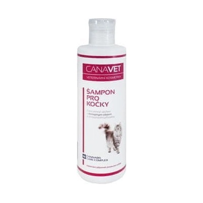 Canavet Šampón pre mačky s antipar. prísadou 250 ml