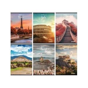 STREET Тетрадка с телчета Travel А4 54л. каре