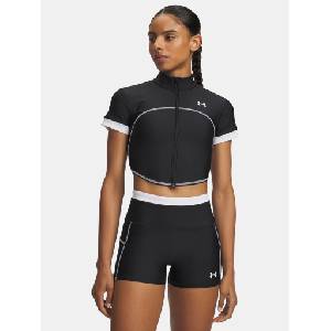 Under Armour Дамска тениска Under Armour UA HeatGear Novelty SS FZ Under Armour | Cheren | ЖЕНИ | XS