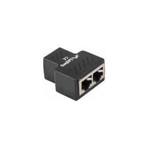LANBERG RJ45 - 2x RJ45 shielded