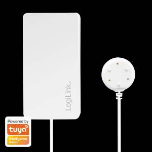 LogiLink интелигентен Wi-Fi датчик за теч на вода, съвместим с Tuya