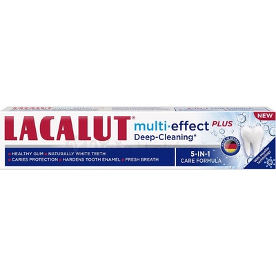 Lacalut Multi-Effect + deep cleaning s micelárnou technológiou 75 ml