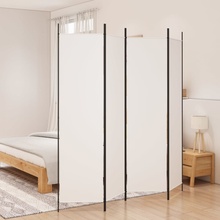 Shumee čtyřdílný paraván bílý 200 × 200 cm