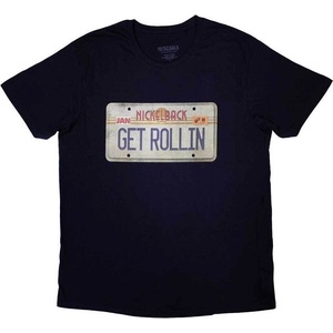 Nickelback License Plate Navy Blue M Риза (NKBTS03MN02)