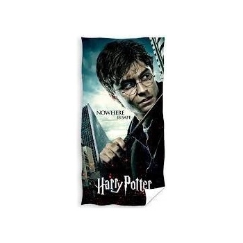 Carbotex dětská osuška 70 × 140 cm Harry Potter nebezpečí číhá všude